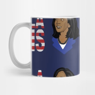 Kamala Harris Blue Mug